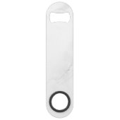 Wit Marmer Speed Flessenopener (Achterkant)