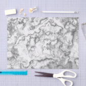 Wit Marmer Tissuepapier (Craft)