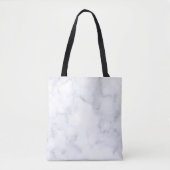 Wit marmer tote bag (Voorkant)