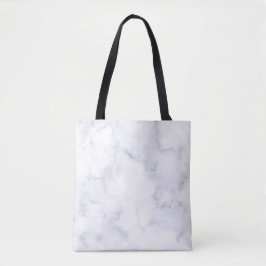 Wit marmer tote bag