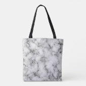 Wit Marmer Tote Bag (Achterkant)