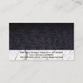 Wit Marmer Visitekaartje (Achterkant)