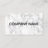 wit marmer visitekaartje (Achterkant)