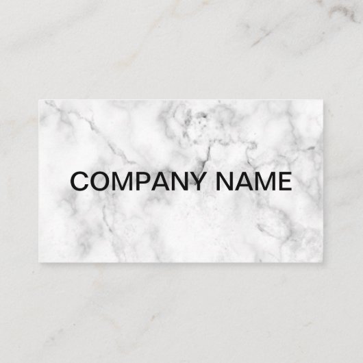  wit marmer visitekaartje (Achterkant)