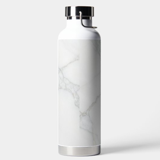 Wit Marmer Waterfles (Links)