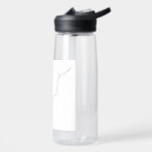 Wit Marmer Waterfles (Links)