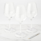 Wit Marmer Wijnglaslabel (Set)