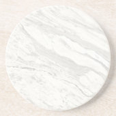 Wit marmer zandsteen onderzetter (Voorkant)