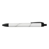 Wit Marmer Zwarte Inkt Pen (Bovenkant)