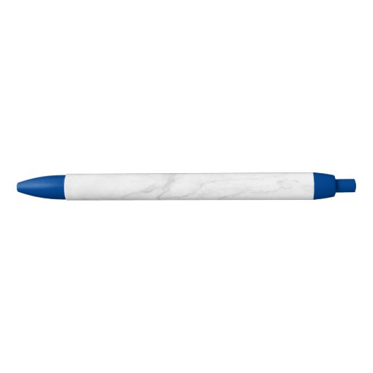 Wit Marmer Zwarte Inkt Pen (Voorkant)