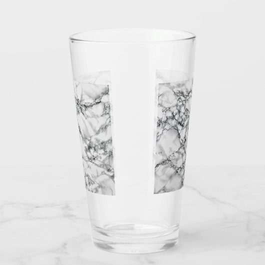 Wit marmeren glas (Links)