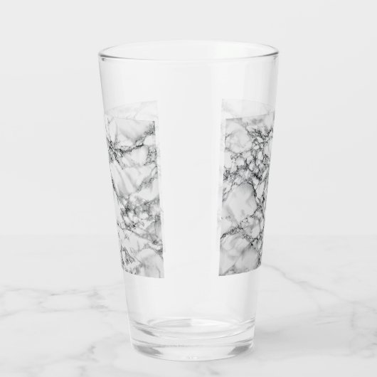 Wit marmeren glas (Rechts)