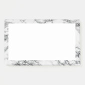 Wit Marmeren Lijst Sticky Notes (Voorkant)