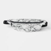 Wit marmeren ontwerp Fanny Pack Heuptasje (Voorkant)