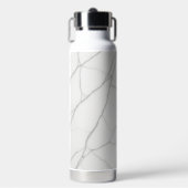 Wit marmeren profielkaart waterfles (Voorkant)