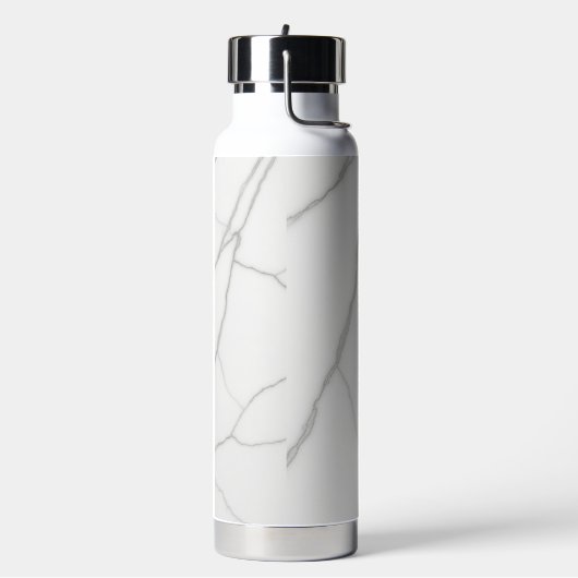 Wit marmeren profielkaart waterfles (Links)