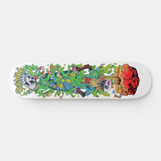 Wit meislek van MAYC - Skateboard (Horizontaal)