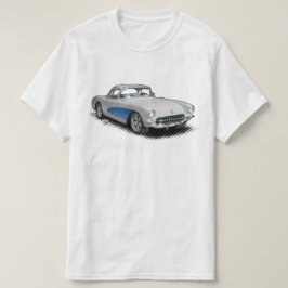 Wit met blauw 56-57 StingVetteRay t-shirt