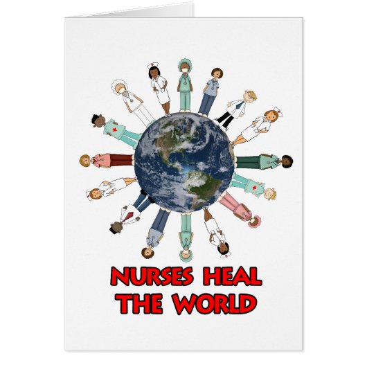 Wit met Blauw en Rode Wereld Zuster (Voorkant)