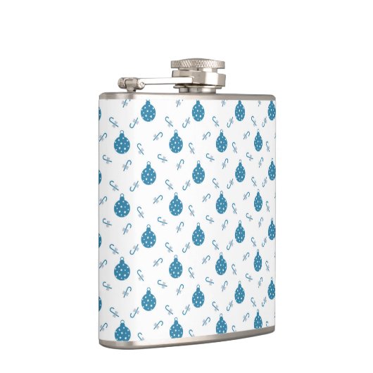 WIT MET BLAUWE KERSTVERSIERINGEN & SNOEPJES HEUPFLES (Rechts)