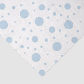 Wit met Blauwe Stippen Tissuepapier (Detail)