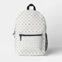 Wit met een kleurrijk geometrisch patroon