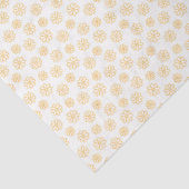 Wit met Gele Madeliefjes Tissuepapier (Detail)