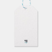 Wit met goud cadeaulabel (Achterkant)