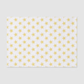 Wit met gouden sterren tissuepapier (Voorkant)