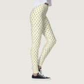 Wit met gouden stippen leggings (Rechts)