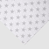 Wit met grijze sterren tissuepapier (Detail)