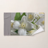 Wit met groen en grijs bad handdoek (Handdoek)