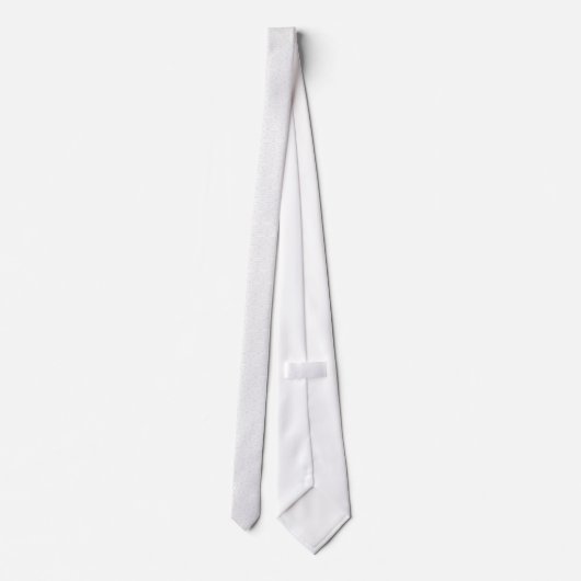 wit met kleine zeskantvorm bruiloft stropdas (Achterkant)