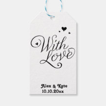 Wit met liefde Schattige moderne kalligrafie bruil