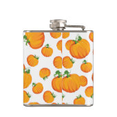 WIT MET ORANJE HALLOWEEN POMPOENEN HEUPFLES (Achterkant)