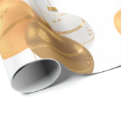 Wit met Ornamenten Cadeaupapier (Rol Hoek)