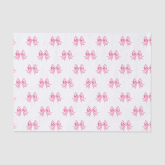 WIT MET ROZE BOGEN TISSUEPAPIER (Voorkant)