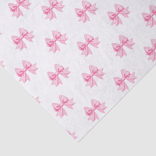 WIT MET ROZE BOGEN TISSUEPAPIER (Detail)