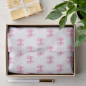 WIT MET ROZE BOGEN TISSUEPAPIER (Geschenk)