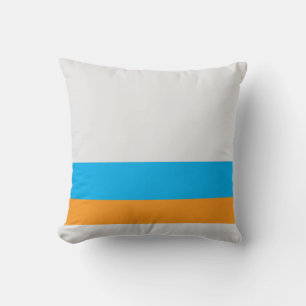 Wit met scheidingslijnen + elke twee kleuren kussen