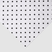 Wit met Zwarte Stippen tissue papier (Detail)