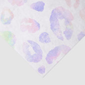 Wit Metallic luipaard Patroon Tissuepapier (Detail)