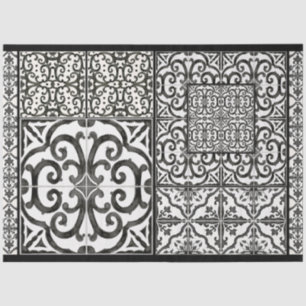 Wit-meubelpagina Farmhouse Black Tissuepapier