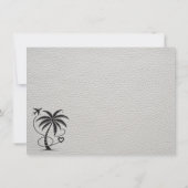 Wit Mexicaans paspoort Bedankkaart (Achterkant)