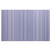 Wit & Midnight Blue Gestreept/gevoerd patroon Stof (Yard (91,4 cm))