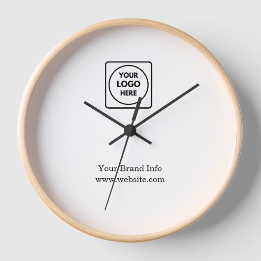 Wit Minimalistisch | Aangepast Zakelijk Bedrijfslo (Voorkant)