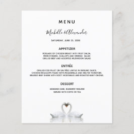 Wit minimalistisch in het menu Weddenschap