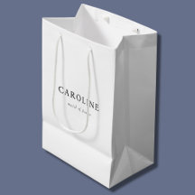 Wit Minimalistisch Maid of Honor Chic