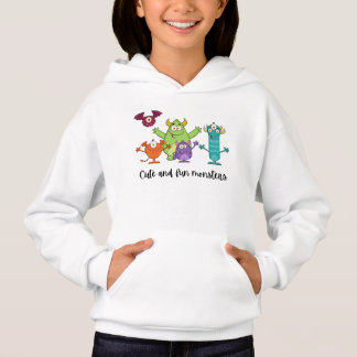Wit modern T-shirt voor kleine meisjes