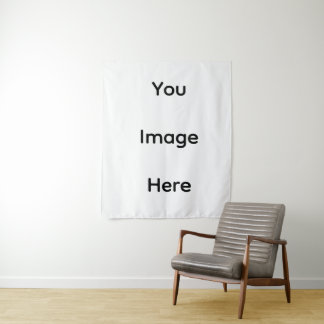 Wit Modern  Uw afbeelding hier  Wandkleed